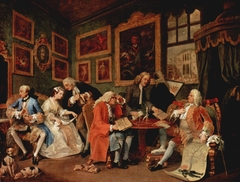 Marriage à-la-mode: 1. The Marriage Settlement by William Hogarth