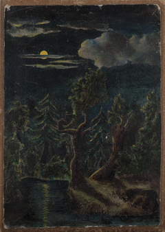 Moonlit Landscape by Akseli Gallen-Kallela