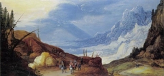 Mountain Landscape with Travelers by Joos de Momper