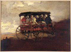 Mountain Wagon by Winslow Homer