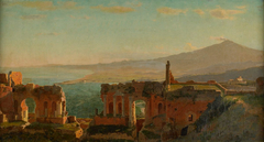 Mt. Aetna from Taormina by William Stanley Haseltine