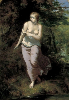 Musidora Bathing by Arthur Hughes