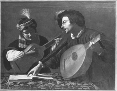 Musizierendes Paar by Theodoor Rombouts