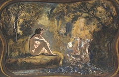 Nude in Woods by Louis Eilshemius