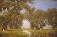 On the Cache la Poudre River, Colorado by Worthington Whittredge