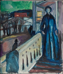 On the Veranda Stairs by Edvard Munch