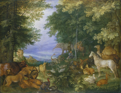 Orpheus Charming the Animals with His Music by Roelant Savery