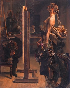 Painter's inspiration by Jacek Malczewski