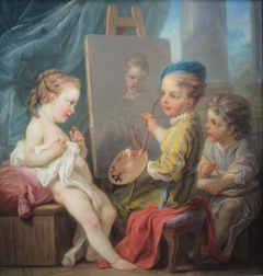 Painting by Charles-André van Loo