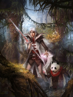 Panda queen-mage by Alexandrescu Paul