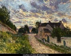 Path in Louveciennes by Alfred Sisley