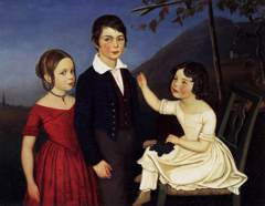 Paul, Maria, and Filomena von Putzer by Friedrich Wasmann