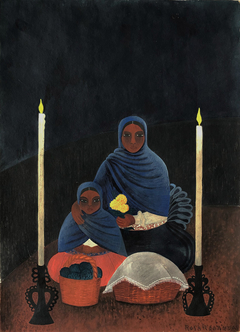 Peasant Mother and Child (Day of the Dead, Patzcuaro) by Rosa Rolanda