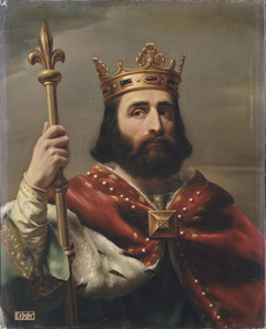 Pépin III, dit le Bref, roi des Francs (714-768) by Louis-Félix Amiel