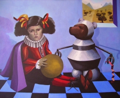  PEQUEÑA INFANTA CON OSITO MECÁNICO by Sergio Pavón