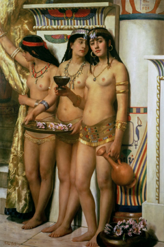 Pharaoh's Handmaidens by John Collier