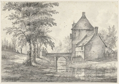 Poortgebouw bij kasteel Zuilenstein bij Amerongen by Hendrik Gerrit ten Cate