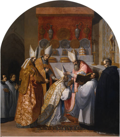 Pope Alexander III Consecrates Anthelm of Chignin as Bishop of Belley by Vincenzo Carducci