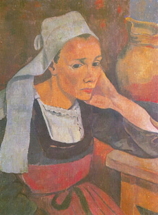 Portrait de Marie Lagadu by Paul Sérusier