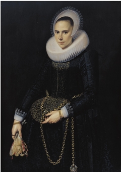 Portrait of a Lady, Aged 24 by Cornelis van der Voort