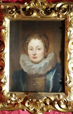 Portrait of a woman at bust length by Anthony van Dyck