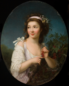 Portrait of a Young Girl by Marie-Victoire Lemoine