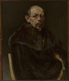 Portrait of an old man /model/ by Ludomir Benedyktowicz