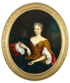 Portrait of Anna Quevellerius, wife of Hendrik Trip by Jan Abel Wassenbergh