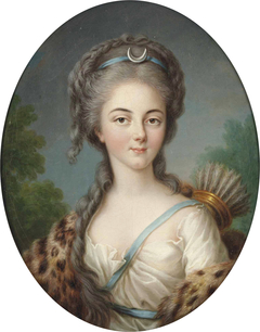 Portrait of Anne Charlotte of Lorraine, Mademoiselle de Brionne (1775–1786), as Diana by Elisabeth Louise Vigée Le Brun