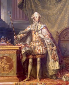 Portrait of Christian VII, King of Denmark by Peder Als