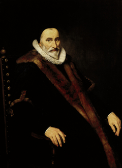 Portrait of Cornelis Pietersz Hooft (1546-1626) by Cornelis van der Voort