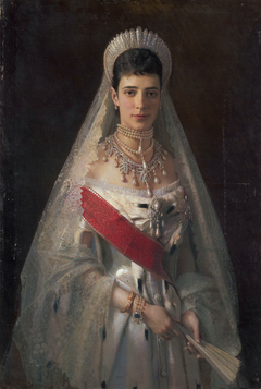 Portrait of Empress Maria Feodorovna by Ivan Kramskoi