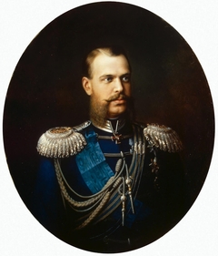 Portrait of Grand Duke Crown Prince Alexander Alexandrovich by Anonymous