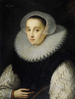 Portrait of Hortensia del Prado (died 1627) by Gortzius Geldorp