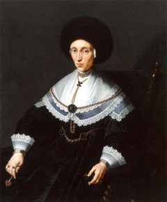 Portrait of Maria Salome von Stalburg (1602-1646), Wife of Johann Maximilian zum Jungen by Jeremias van Winghe