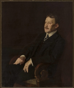 Portrait of Marian Sokołowski by Stanisław Lentz