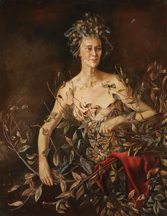 Portrait of Mrs. Hasellter by Leonor Fini