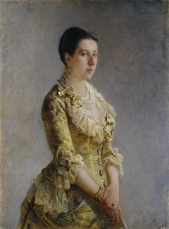 "Portrait of Princess Olga Volkonskaya (nee Kleinmichel)" by Nikolai Ge