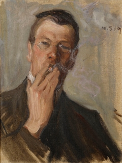 Portrait of the Artist Ali Munsterhjelm by Vilho Sjöström