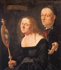 Portrait of the painter Hans Burgkmair (1473) and his wife Anna by Lukas Furtenagel