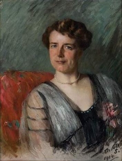 Portrait of Welmoet Wijnaendts Francken-Dyserinck by Thérèse Schwartze