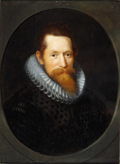 Portret van Aernout van Buchel (1565-1641) by Paulus Moreelse