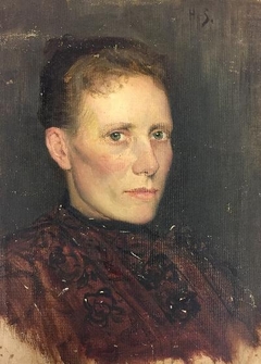 Portret van Lily Goovaerts by Henri Goovaerts