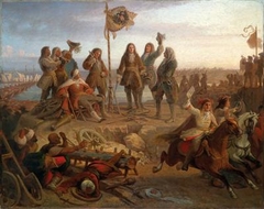 Prince Eugene Sends the Emperor News of the Victory at Zenta after the Battle of Zenta by Francis Hayman