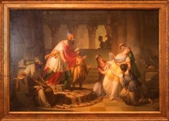 Queen Esther Before King Ahasuerus by Franz Caucig