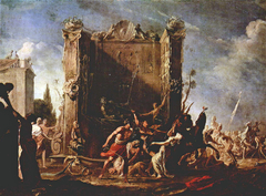 Rape of the Sabine Women by Johann Heinrich Schönfeld