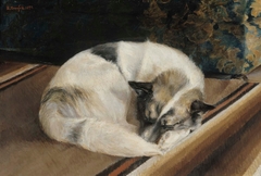 Reposing Dog by Sigrid Granfelt