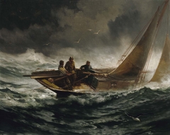 Riding out a Gale by Edward Moran