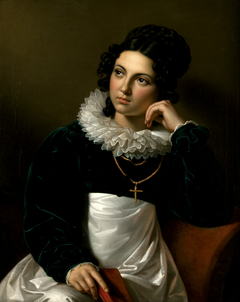 Rosalia Klieber, die Gattin des Bildhauers Josef Klieber by Carl Peter Goebel