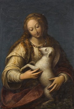 Saint Agnes by Orsola Maddalena Caccia